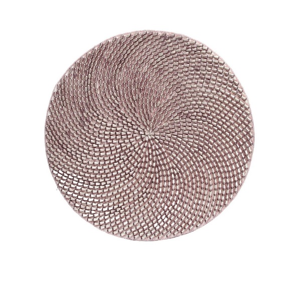 KIM SEYBERT Spiral Placemat in Lilac